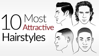 10 Most ATTRACTIVE Mens Hair Styles  Top Male Hairstyles  Attraction amp A Mans Hair Style [upl. by Rani]