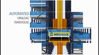 Miniload  Automated warehouses for boxes  Mecalux [upl. by Oiramat]