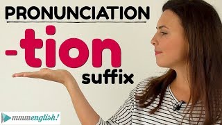 English Pronunciation Lesson  TION suffix [upl. by Notsuj388]