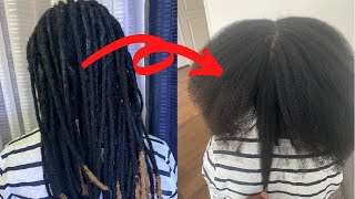 Removing temporary dreadlocks after two years Is it worth it [upl. by Caresse375]