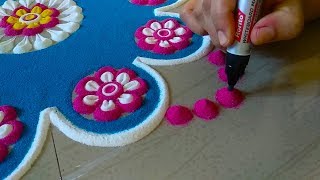 Beautiful Rangoli Design [upl. by Tiffani74]