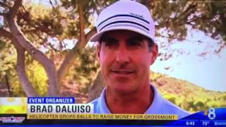 Brad Daluiso Golf Classic Helicopter Ball Drop 2015 [upl. by Edan238]