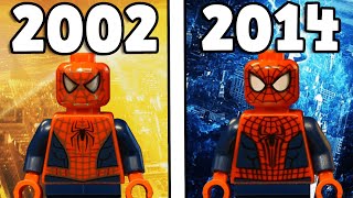 I Built Every SpiderMan Movie In LEGO [upl. by Aracahs252]