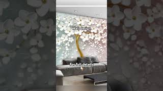 walldesign uvsheetdesign moderndesign homedecor home shortvideo wallpaper [upl. by Nyrol528]