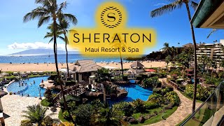 SHERATON MAUI RESORT amp SPA  QUICK WALKING TOUR OF RESORT  Best Hotel in Hawaii  Kaanapali Beach [upl. by Alica177]