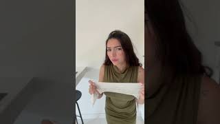 Une robe avec des lingettes pour bébé ➡️vidéo entière sur ma chaîne lingette robe humour [upl. by Annahsit975]