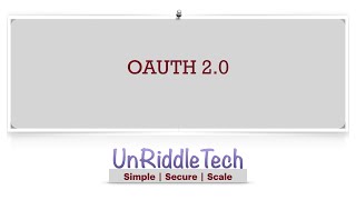 OAuth 20 [upl. by Lapham910]