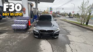 Day in the life  POV Drive  20yo BMW F30 Owner Crazy Pops [upl. by Nered]