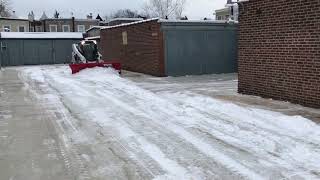 Bobcat S570 With Western Prodigy Snow Plow 4 [upl. by Bel439]