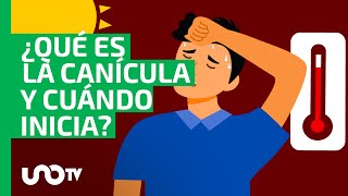 ¿Qué es y cuándo inicia la canícula 2023 en México [upl. by Novahs719]