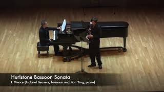 William Hurlstone Bassoon Sonata first movement I Vivace [upl. by Lacagnia]