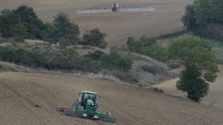 Semis du blé dur 2023 🌱 Aude  John Deere 6190r amp Kuhn Megant 600 [upl. by Notsirk]