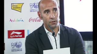 Monchi presentación de Javi Hervás 27062012 Sevilla FC [upl. by Pierpont685]