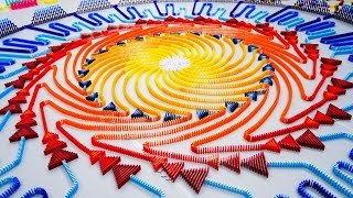 Building the COLLOSSAL Spiral in 100000 Dominoes  Destination Domino 2024 [upl. by Roslyn]