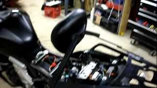 Kawasaki Versys custom backrest [upl. by Blondie]