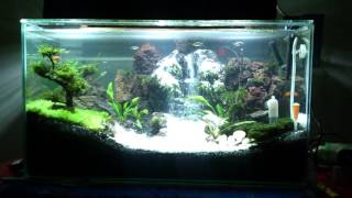 Aquascape  waterfall  air terjun  ByNajat 3 rd [upl. by Muriel]