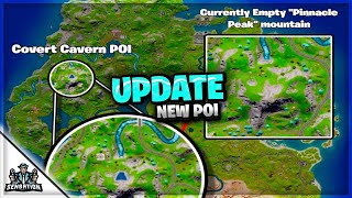 NEW COVERT CAVERN POI In Fortnite update [upl. by Siwel331]