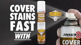 Prime Faster with Zinsser Cover Stain Turbo Spray [upl. by Uile]