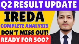 IREDA Q2 RESULT UPDATE  IREDA SHARE LATEST NEWS  IREDA SHARE ANALYSIS  TARGET PRICE [upl. by Burgwell]