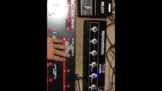 Rocktron Patchmate Midimate Line6 m5 MIDI Ctrl Demo [upl. by Mure49]