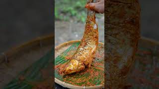 Rohu fish Grilled Over fire shorts [upl. by Ahsuas]