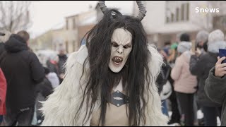 Krampusáci v Lysé nad Labem  2021 [upl. by Edeline]