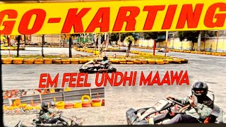 GOKARTING in Hyderabad  Tank Bund  Pitstop [upl. by Bbor]