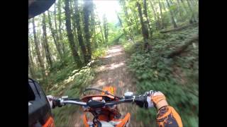 GoPro HD2 ktm 125 exc factory 2011 [upl. by Lezley555]