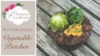 Miniature Buttercream Vegetable Patches [upl. by Padgett169]