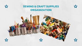 SEWING amp CRAFT SUPPLIES ORGANIZATION [upl. by Lan939]