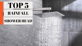 TOP 5 Best Rainfall Shower Heads Review 2023 [upl. by Annaliese]