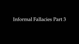 Informal Fallacies Fallacies of Presumption [upl. by Cecilio]