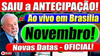 INSS Antecipa NOVEMBRO Confira o Calendário e Solicite HOJE [upl. by Bicknell]