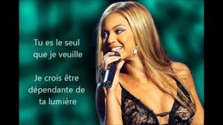 Beyonce  Halo French Lyrics [upl. by Snilloc]