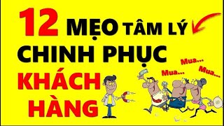 12 Mẹo Tâm Lý Chinh Phục Bất Kỳ Ai  Dành Cho Người Bán Hàng [upl. by Leif792]