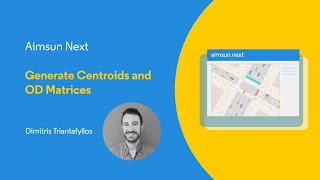 Aimsun Next Tutorial 16  Generating centroids and origindestination matrices [upl. by Yenial]