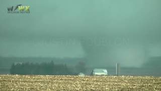 Violent EF4 Wedge Tornado  Fairdale IL  April 9 2015 [upl. by Ihn]