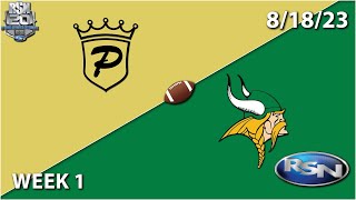 Game Night in the Region Penn at Valparaiso Football 81823 [upl. by Lissi]