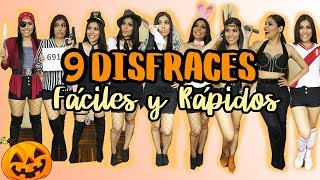 DISFRACES FÁCILES Y RÁPIDOS con ropa negra l Daniella Acosta [upl. by Hourigan]