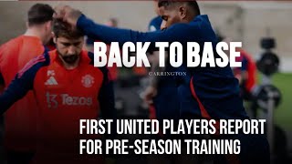 BACK TO BASE UNITED PLAYERS REPORT FOR PRESEASON TRAINING✅ [upl. by Sidonnie]