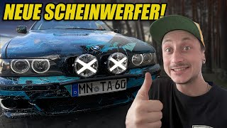 Fette Zusatzscheinwerfer für den BMW E39 [upl. by Ellevel]