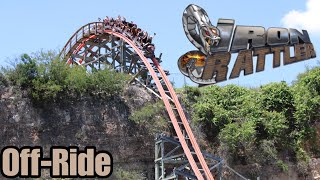 Iron Rattler OffRide Video SixFlags Fiesta Texas [upl. by Ahsiaa]