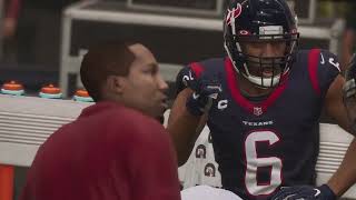 Texans vs Cowboys Madden 23 Gameplay [upl. by Amzaj]