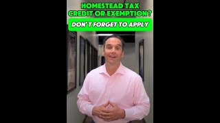 Homestead Property Tax or Exemption [upl. by Nellaf162]