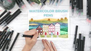 Ohuhu 48 Watercolor Brush Pens  Build Your Dream Garden With Ohuhu [upl. by Robbi524]