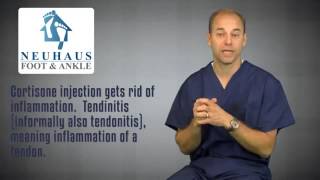 Treating Heel Pain Tendinitis with Cortisone Injections [upl. by Main483]