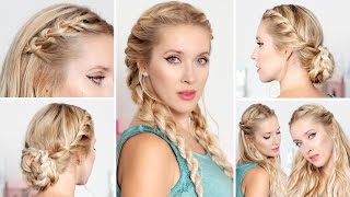 Cute easy hairstyles for school medium long hair ★ Frisuren für lange haare [upl. by Eleaffar777]