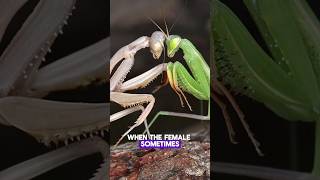 Why Female Mantis Eats Male after Mating facts mantis [upl. by Reema]