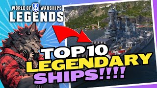 Best Legendary ships in WOWSLegends [upl. by Knox]