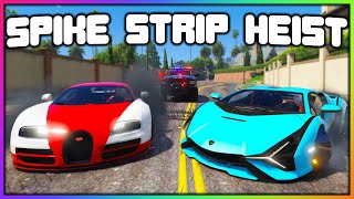 GTA 5 Roleplay  STEALING CARS WITH SPIKE STRIPS  RedlineRP [upl. by Pitzer]